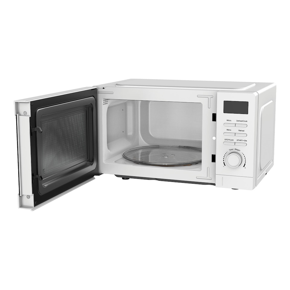 image 1 of Digital Microwave, 20 Litre, 5 Power Settings, 800W, White IGMS02080W