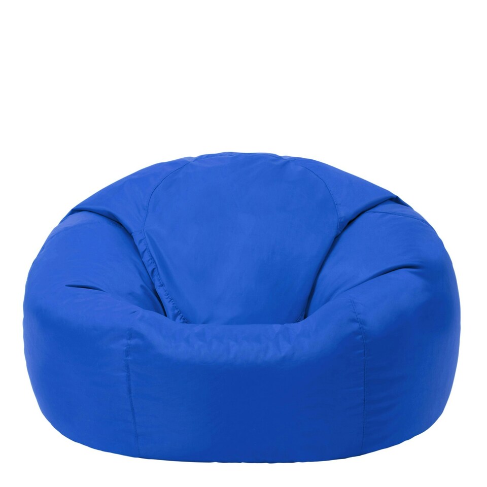 image 1 of icon Classic Indoor Outdoor Bean Bag Blue Bean Bag Chair Blue | Blue