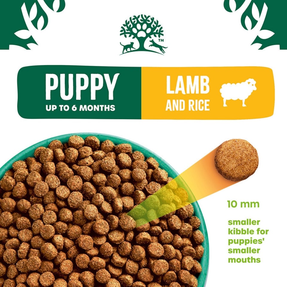 image 1 of James Wellbeloved Puppy Dog Food Lamb and Rice Kibble 2kg