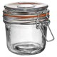 image 1 of Argon Tableware Glass Storage Jar - 350ml - Orange Seal