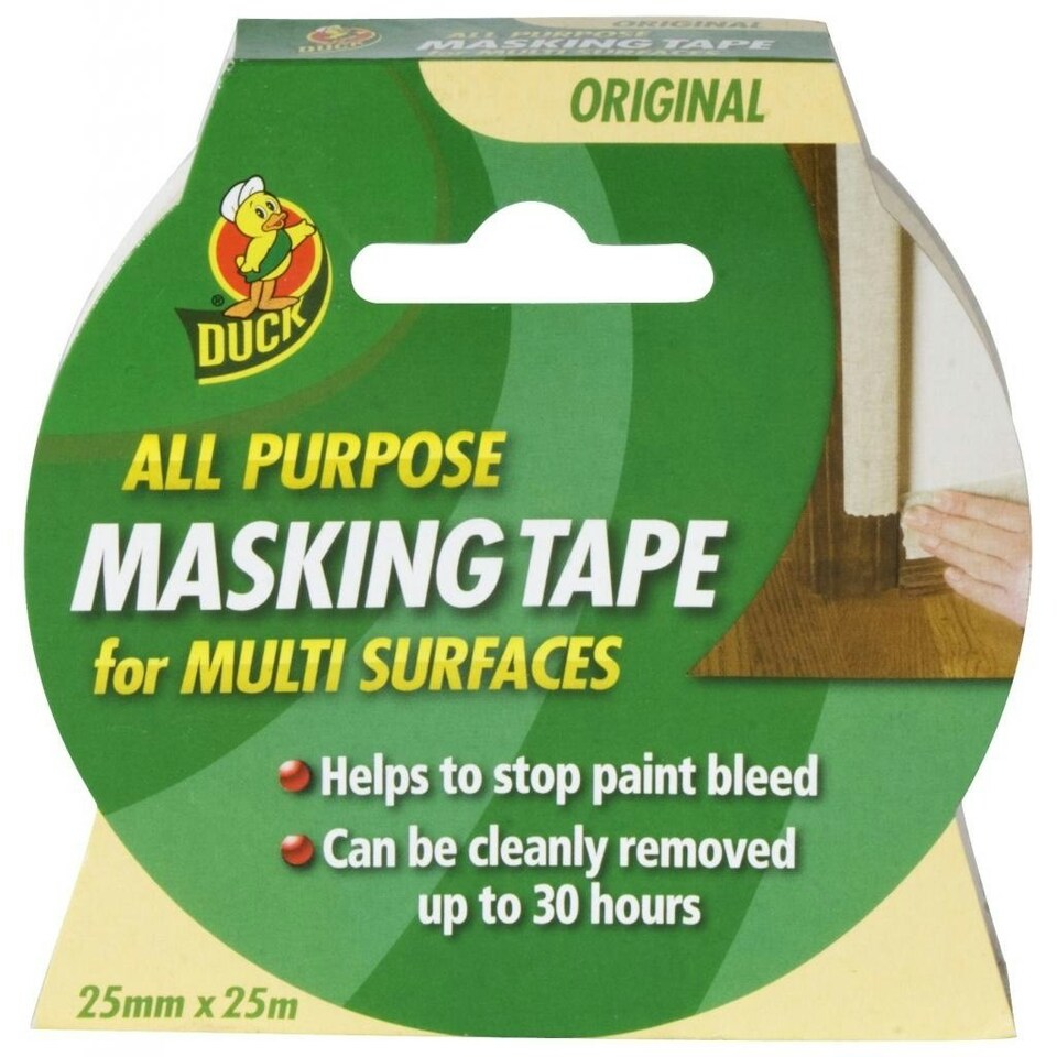 Duck All Purpose Masking Tape - Beige - 5cm x 50m