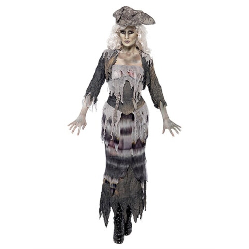 image 1 of Ghost Ship Ghoulina Deluxe Fancy Dress Costume Ladies Medium - UK 12-14