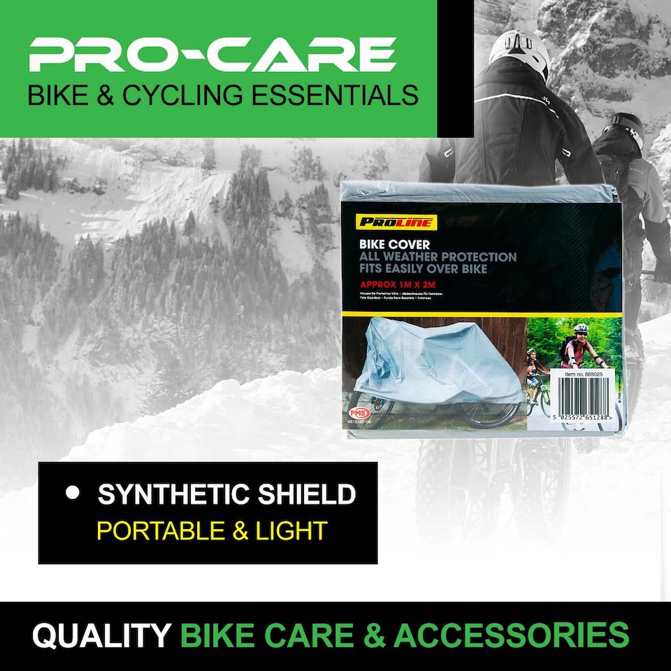 image 1 of VFM e-Store ProLine Grey Bicycle Protection Cover 1m x 2m