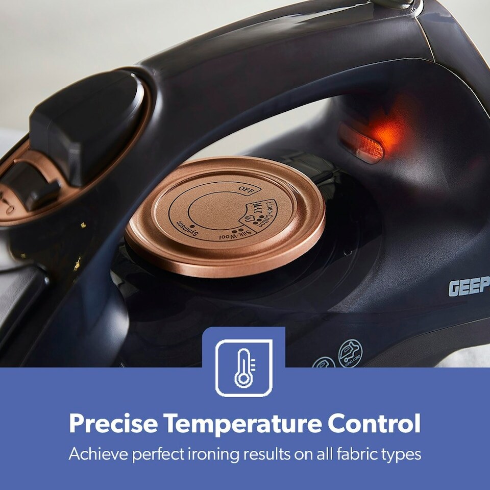 image 1 of GEEPAS Steam Iron 2400W Black