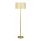 image 4 of ValueLights Gold Floor Lamp and E27 GLS LED 6W Warm White 3000K Bulb