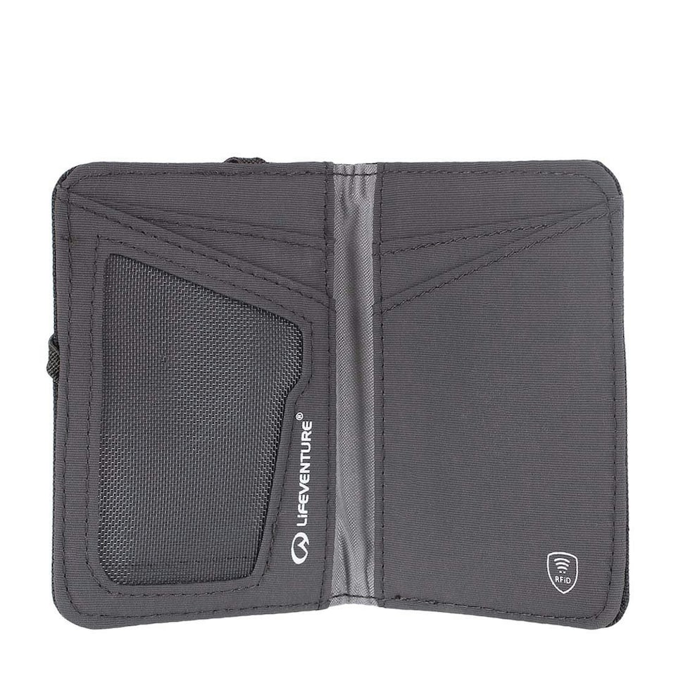 image 1 of Lifeventure RFiD Blocking Slim Card Wallet Holder Grey
