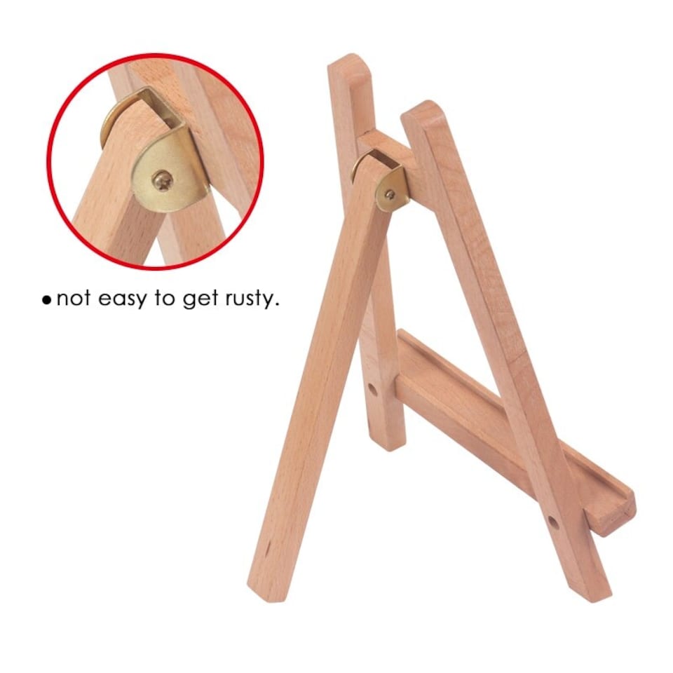 Art Beech Wood Table Top Painting Stand Display Tripod Easel 19 x 23.3 ...