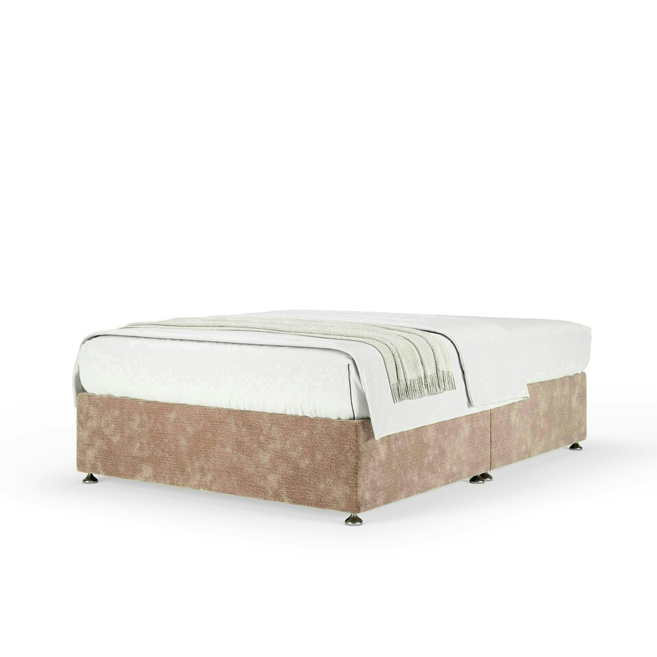 image 1 of Neptune Spring Mink Chenille Divan Set Small Single