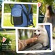 image 10 of PawHut Pet Stroller Dog Pram Pushchair Cat Travel Carriage Universal Wheels Blue