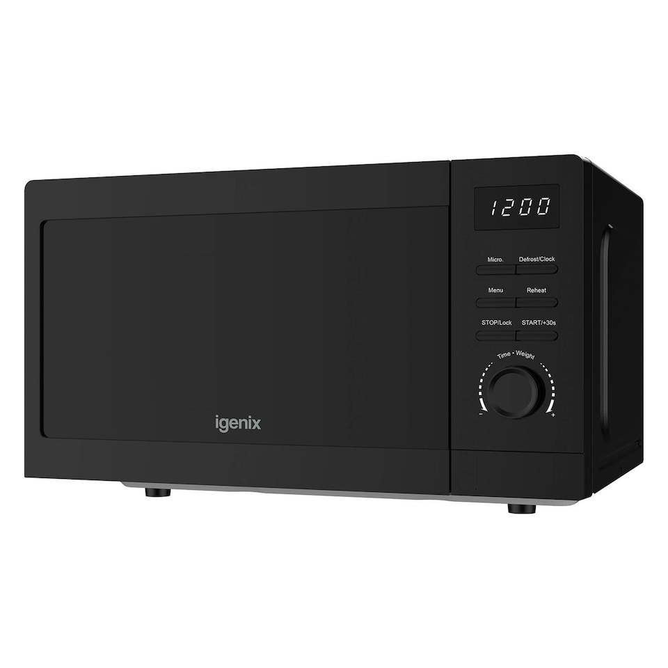 image 1 of Digital Microwave, 20 Litre, 5 Power Settings, 800W, Black, IGMS02080B