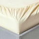 image 2 of Homescapes Cream Deep Fitted Sheet Egyptian Cotton 1000 TC Super King Cream | Super King