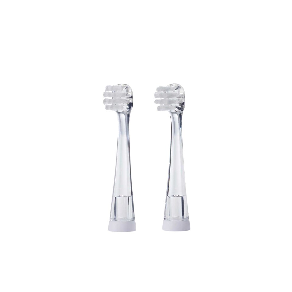 image 1 of Brush Baby Replacement Baby Sonic® Electric Toothbrush Heads 0-18 mths (2 Pack)