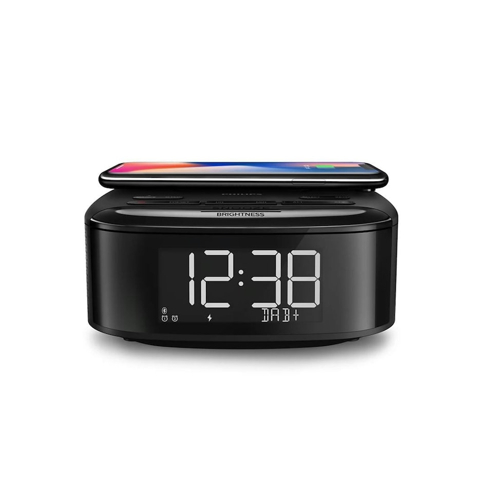 image 1 of Philips TAR7705-10 Black Audio Bluetooth Clock DAB+/FM Digital Radio