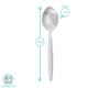image 3 of Argon Tableware Economy Stainless Steel Dessert Spoons - 19cm - Pack of 24