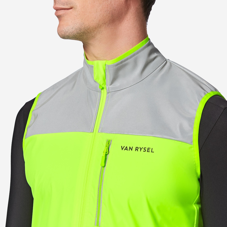 image 1 of Decathlon Men's Hi-Viz Cycling Jacket