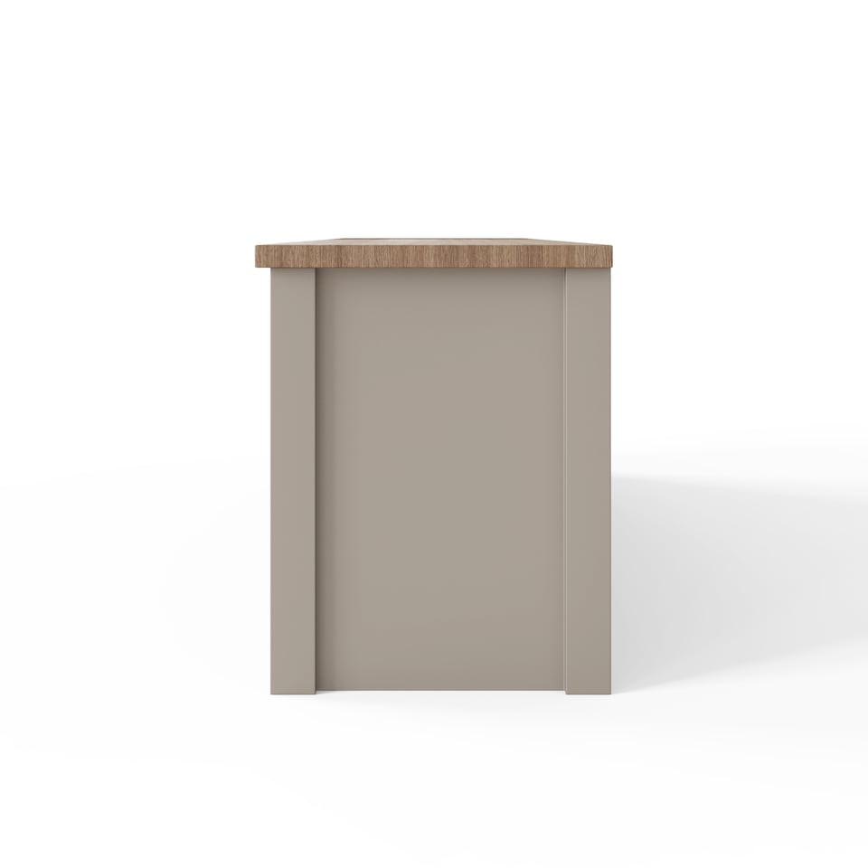 image 1 of Lancaster Large TV Cabinet | Grey | Grey