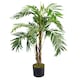 image 1 of 120cm Leaf Large Realistic Artificial Palm Tree - Natural | Green | 4ft
