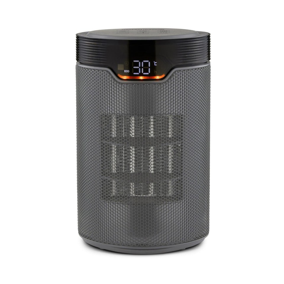 image 1 of Morphy Richards HeatFlux 1.5kw Bedside Ceramic Fan Heater with Remote Control Grey