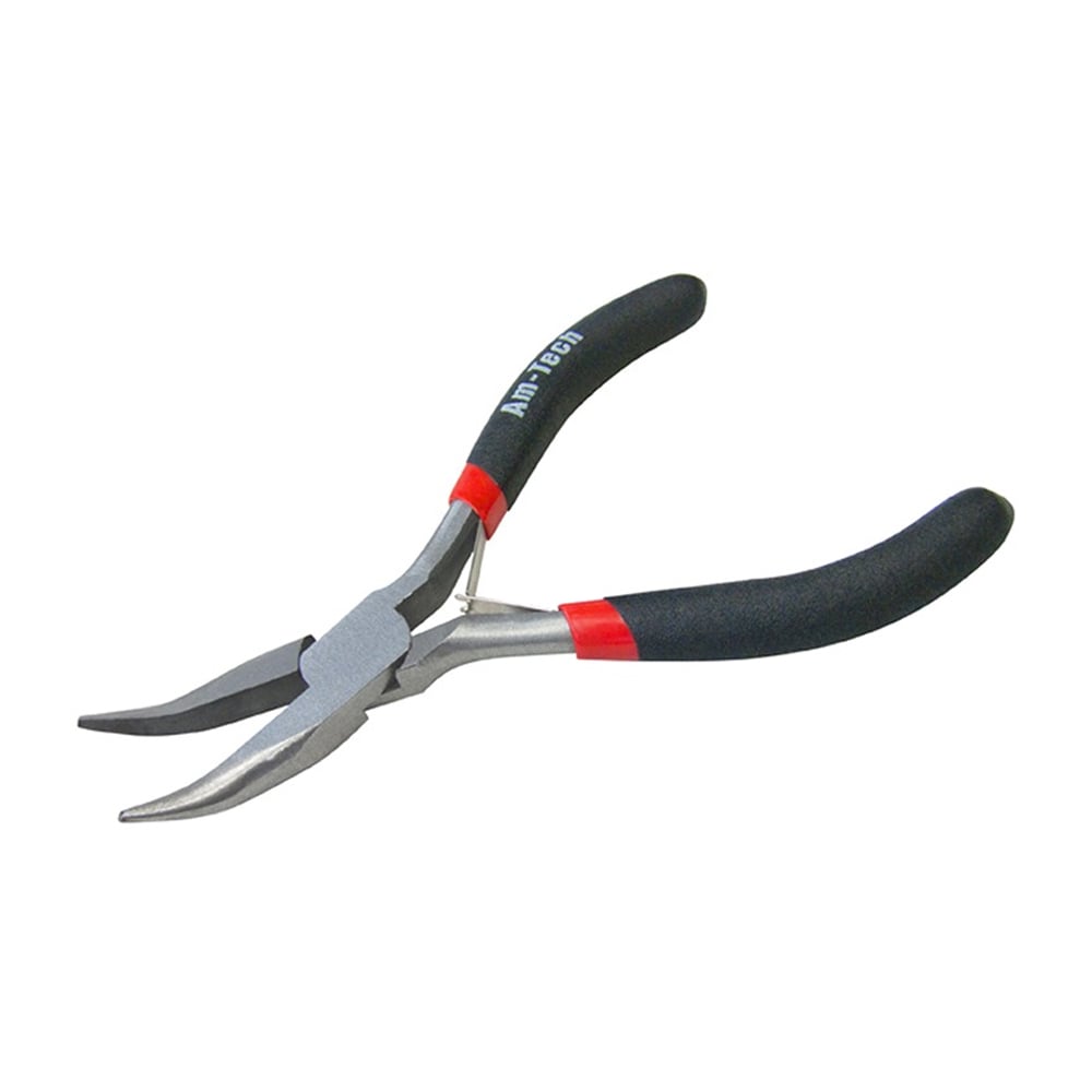 Amtech Mini Bent Nose Plier With Spring Multi One Colour One Size 1