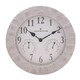 image 1 of Country Living Garden Clock 14" Grey