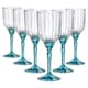 image 1 of Bormioli Rocco Florian Cocktail Glasses - 245ml - Blue - Pack of 6