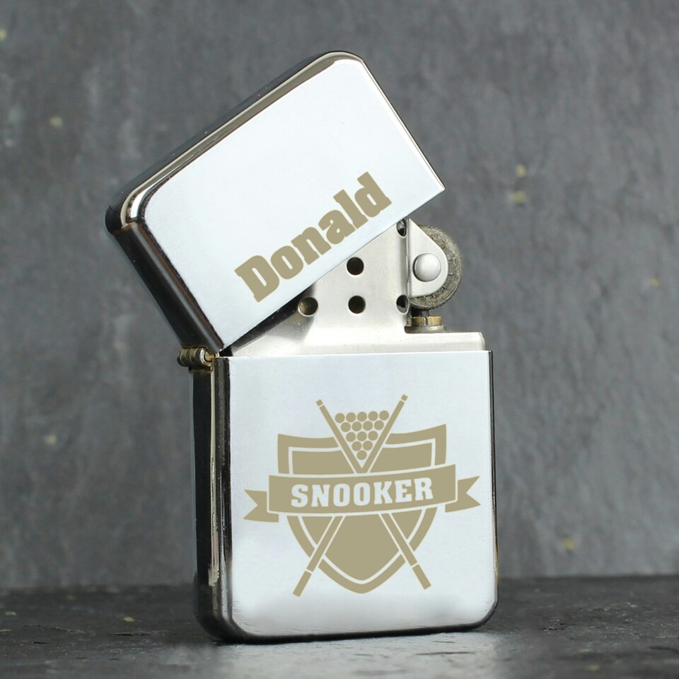image 1 of Personalised Snooker Lighter