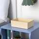 image 3 of OHS Scallop Edge Organiser PP Plastic Box Tub Storage Bin Container | Cream | M