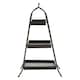 image 5 of Lexa Black Metal Storage Rack Black