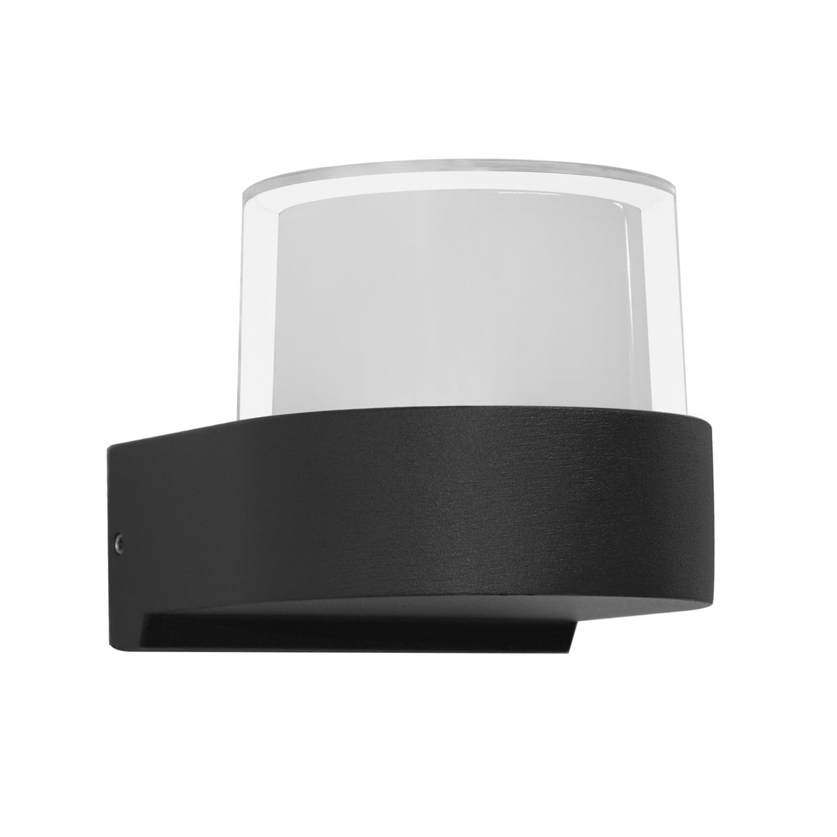 Netlighting Marti Outdoor Modern Wall Lamp Black 4000k Neutral White 2xLED IP54