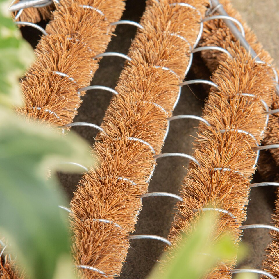 image 1 of Nicola Spring Natural Coir Scraper Door Mat - 35cm x 30cm