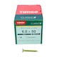 image 3 of Timco - Classic Multi-Purpose Screws - PZ - Double Countersunk - Yellow (Size 6.0 x 50 - 200 Pieces)
