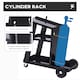 image 4 of DURHAND Welding Cart Welder Trolley Garage for Gas Bottles w  Safety Chain, Wheels, Black