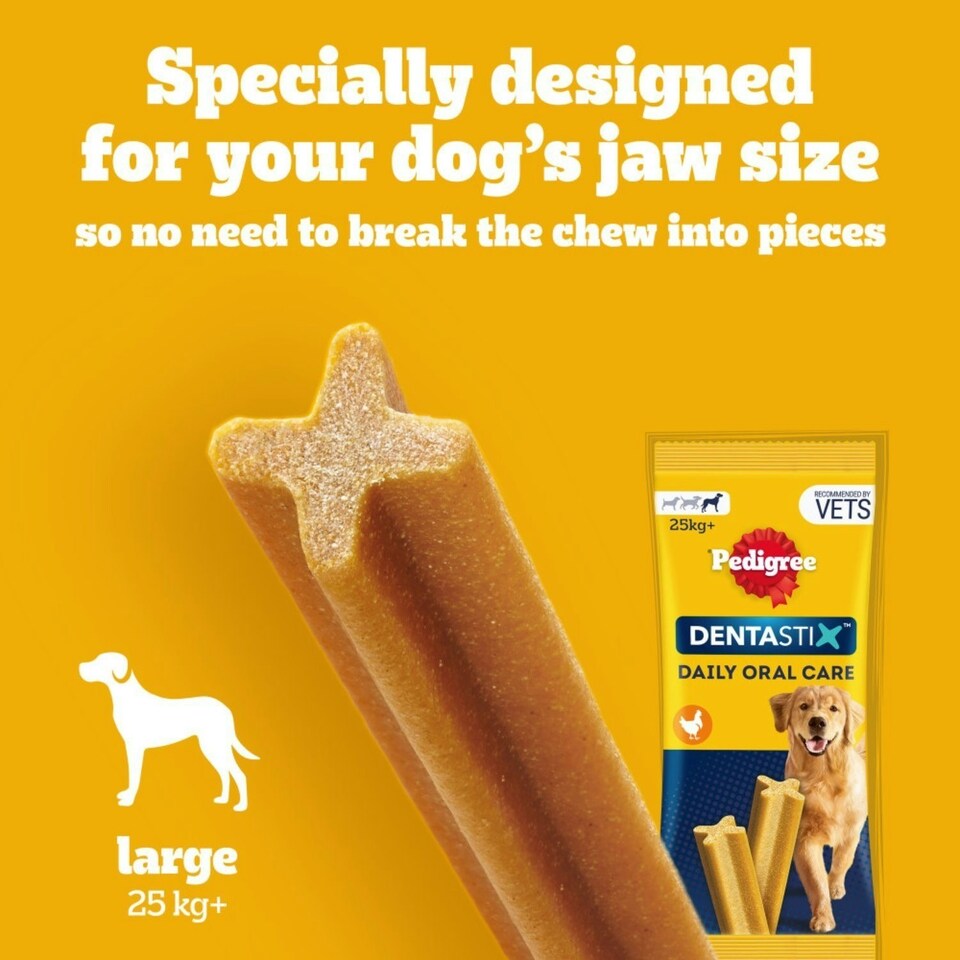 image 1 of 84 Pedigree Dentastix Daily Adult Large Dog Treats 84 Dental Sticks Dog Chews
