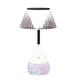 image 1 of Aromatize LED Colour Changing Lined Shade Glitter Lamp | Multi