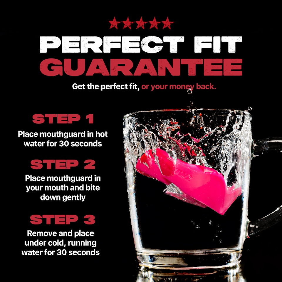 image 1 of SAFEJAWZ Intro Sports Mouth Guard Pink Adult/Junior
