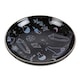 image 1 of Something Different Crystal Witch Plate Incense Holder - Black/Blue - One Size