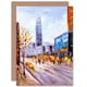 image 1 of New York Cityscape Art Blank Just to Say Card