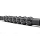 image 4 of Adidas 48.7 cm Massage Roller Stick - Seven Rotating Balls, Black/Red | Black | Black/red | L 48.7 x W 3.9 x H 3.9cm