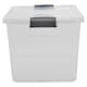 image 8 of URBNLIVING Clear Plastic Storage Box With Lid | Clear | 30 Litre - 4 Boxes