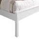 image 4 of 4ft Small Double Pure white,wood,wooden low foot end board,solid panel bed frame.Shaker style.