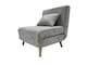image 2 of Joel Uno single Chair Sofa Bed - Grey