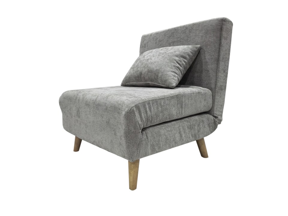 image 1 of Joel Uno single Chair Sofa Bed - Grey