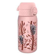 Leak Proof Kids Water Bottle, BPA Free, 350ml (12oz) | Pink | Koalas | One Size