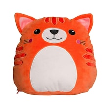 Mumbles Squidgy Ginger Cat Plush Toy - Orange - One Size