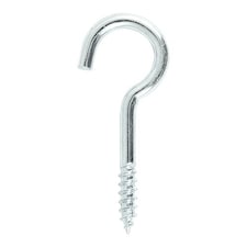 Timco - Screw Hooks - Zinc (Size 80mm - 3 Pieces) N/A