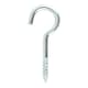image 1 of Timco - Screw Hooks - Zinc (Size 80mm - 3 Pieces) N/A