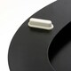 image 3 of Interiors By Premier Oval Shape Matte Black Toilet Seat, Soft Close Toilet Lid With Zinc Fixings, Modern WC Seat For Bathroom