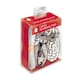 image 1 of Pack of 7 Pieces Christmas Luxury Silver and White Gift Wrap Set