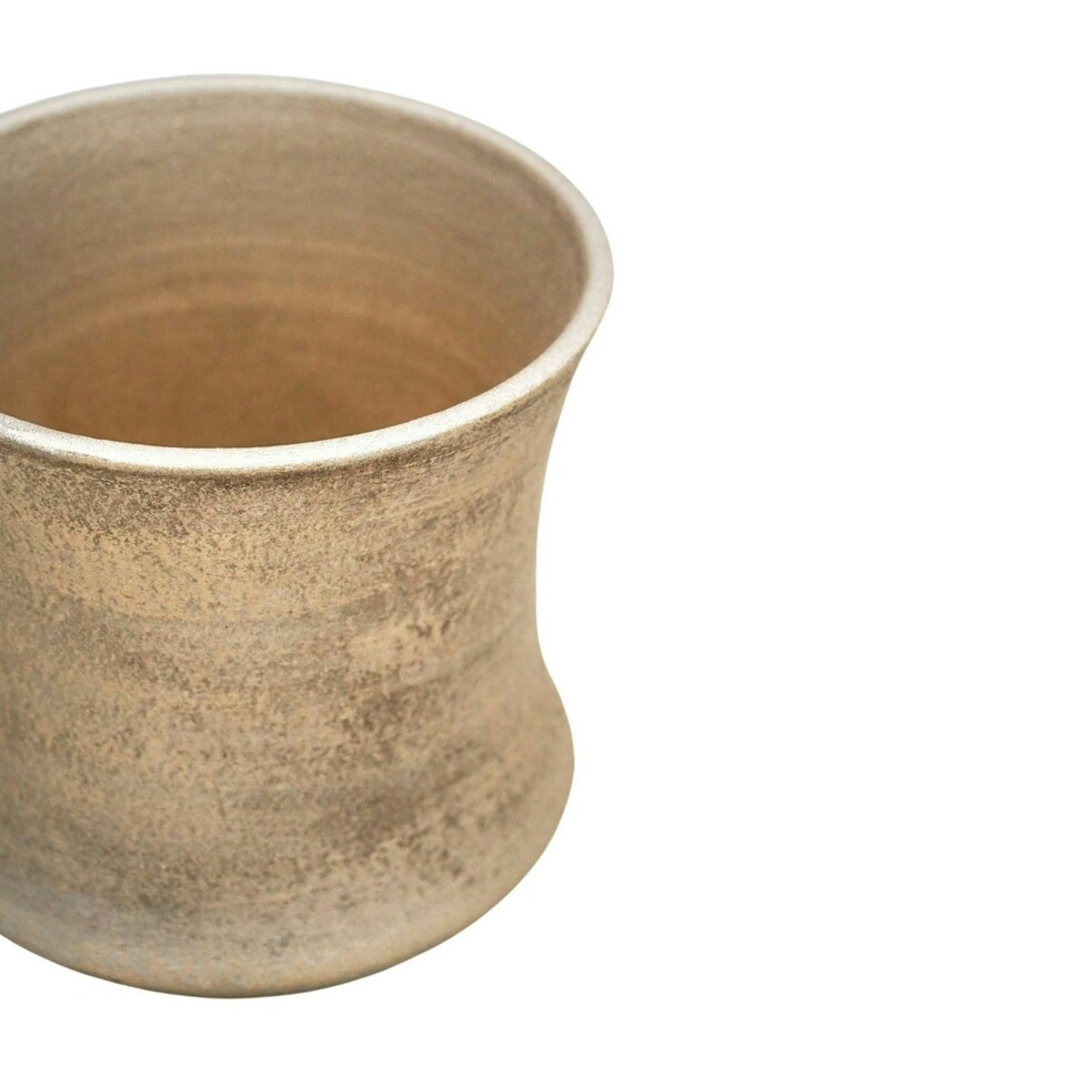 image 1 of Luxe Planter White Gold Gold