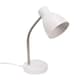 image 1 of ValueLights Keela White Adjustable Flexi Neck Desk Table Lamp